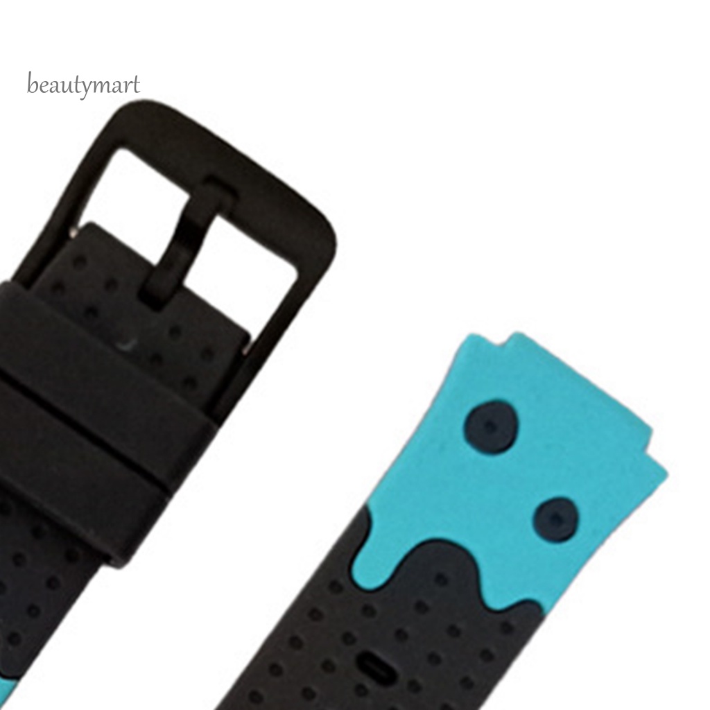 Vòng Đeo Tay Silicone Chống Mài Mòn 20mm beautymartm1 Cho Đồng Hồ Thông Minh 20mm