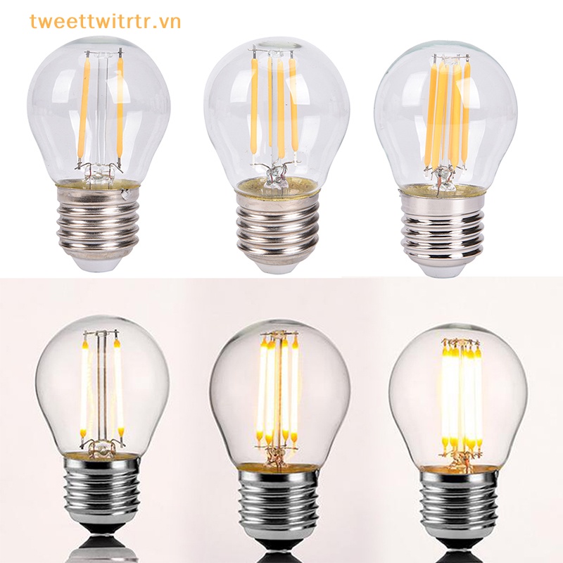 Bóng Đèn LED Dây Tóc 2W / 4W / 6W E27 COB / G45