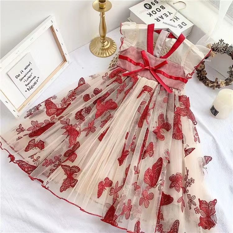 Đầm Công Chúa Phong Cách Trung Hoa Mới 2023 Cho Bé Gái