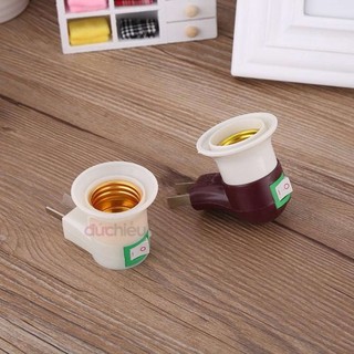 Bộ 2 đuôi đèn có công tắc chuôi E27