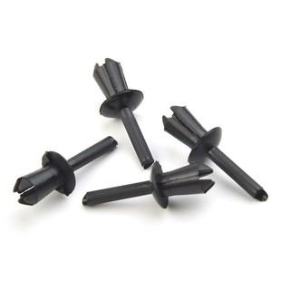 Left Rivets For BMW E12 E28 E30 E34 E36 E39 E46 E60 Black Expanding Nylon