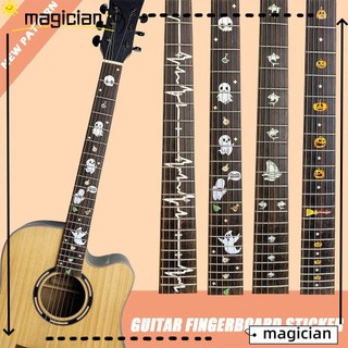 Miếng đề can dán trang trí đàn guitar điện 10 kiểu đẹp mắt