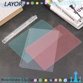 Bìa Kẹp Hồ Sơ Tài Liệu Sổ Tay Bằng Nhựa Trong Suốt Nhiều Màu Thời Trang A5/B5