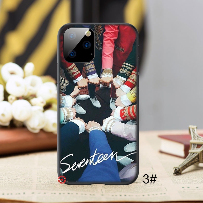Ốp Điện Thoại Họa Tiết Nhóm Nhạc seventeen Cho iphone 12 13 pro x xs max mini fn89