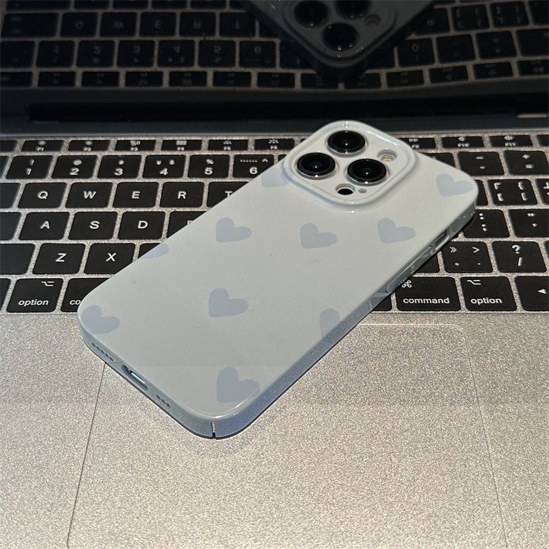 Ốp Lưng Trái Tim Nhiều Mẫu Mã Cho Điện Thoại Iphone13in Apple Blue max 14pro nrbl 66uj 11 712