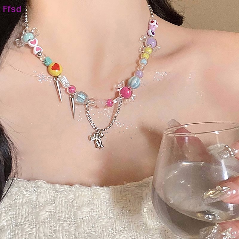 Luimo Dây Chuyền / Vòng Đeo Tay Nhiều Màu Sắc Ngọt Ngào Dễ Thương Thời Trang Cho Nữ
