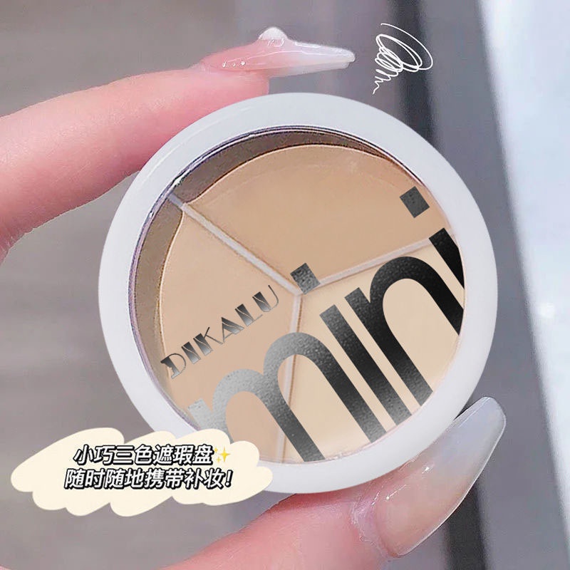 Hàng Có Sẵn Giao Hàng Ngay Lập Phương#Ins Xiaohongshu Kem Che Khuyết Điểm Ba Màu Che Phủ Quầng Thâm Mụn Và Vết Thâm Vô Hình Dạng Lột 8.cc