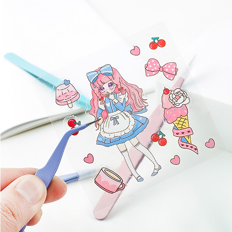 Nhíp Nhọn Thẳng Và Cong Cho Miếng Dán Nối Mi Miếng Dán Móng Tay Miếng Dán Đá Quý Kim Cương - joyhome_official