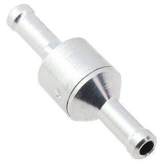 Non-return valve one-way 6/8/10 / 12mm auminium head check valve chrome inline