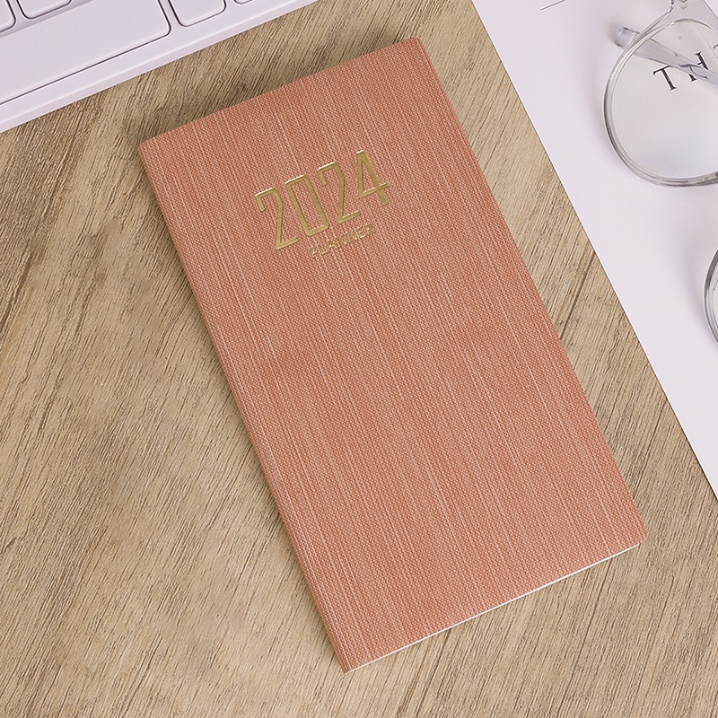 Sổ Tay Ghi Chú 365 Ngày a6 Bìa Da In Chữ Tiếng Anh 2024