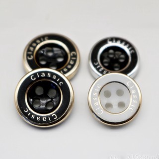 (Set 10) Nút Sơ Mi Xi 2 Lỗ Size 10mm