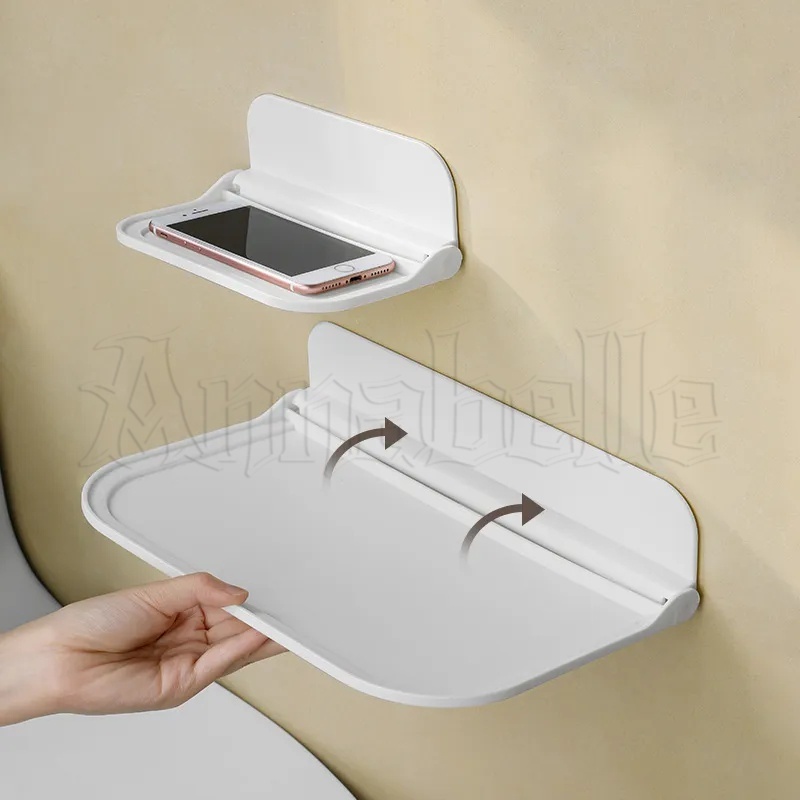 Giá đựng đồ Gắn Tường Không Cần Khoan Siêu Bền Tiện Dụng Cho Nhà Bếp / Phòng Tắm