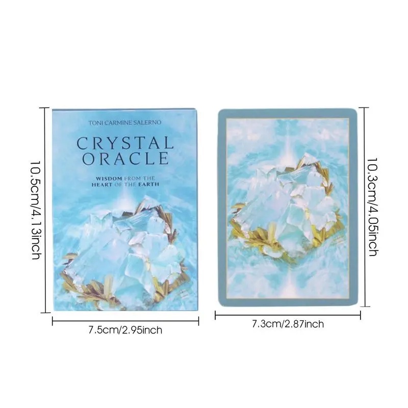 Crystal Oracle Tarot Cards 44-Card Psychological Deck Tarot