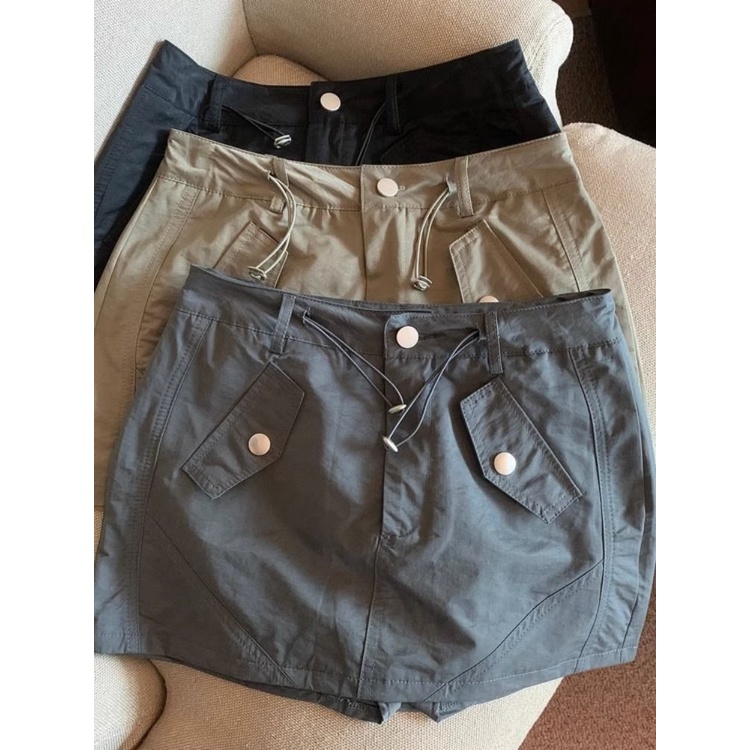 Chân Váy Chữ a Mini Lưng Cao Phong Cách Retro Thời Trang Mùa Hè 2023