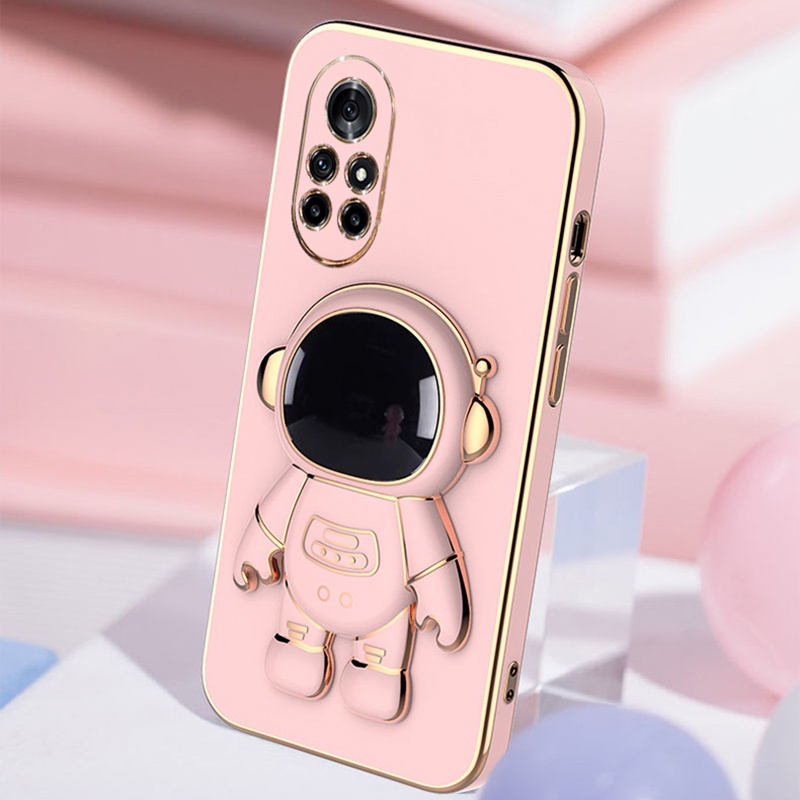 Ốp Điện Thoại Silicone Mềm Đế Đứng In Hình Phi Hành Gia Cho OPPO Reno 10 Pro Plus 5G