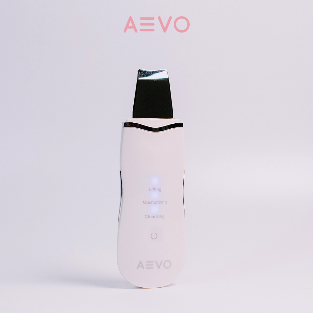 Máy sủi da đẩy mụn AEVO Ultra Skin Scrubber, máy cà da giúp sạch sâu, tái tạo da, loại bỏ nếp nhăn