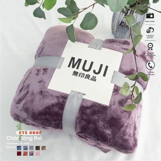 Chăn mền Muji lông tuyết Nhung,Siêu Mềm Mịn