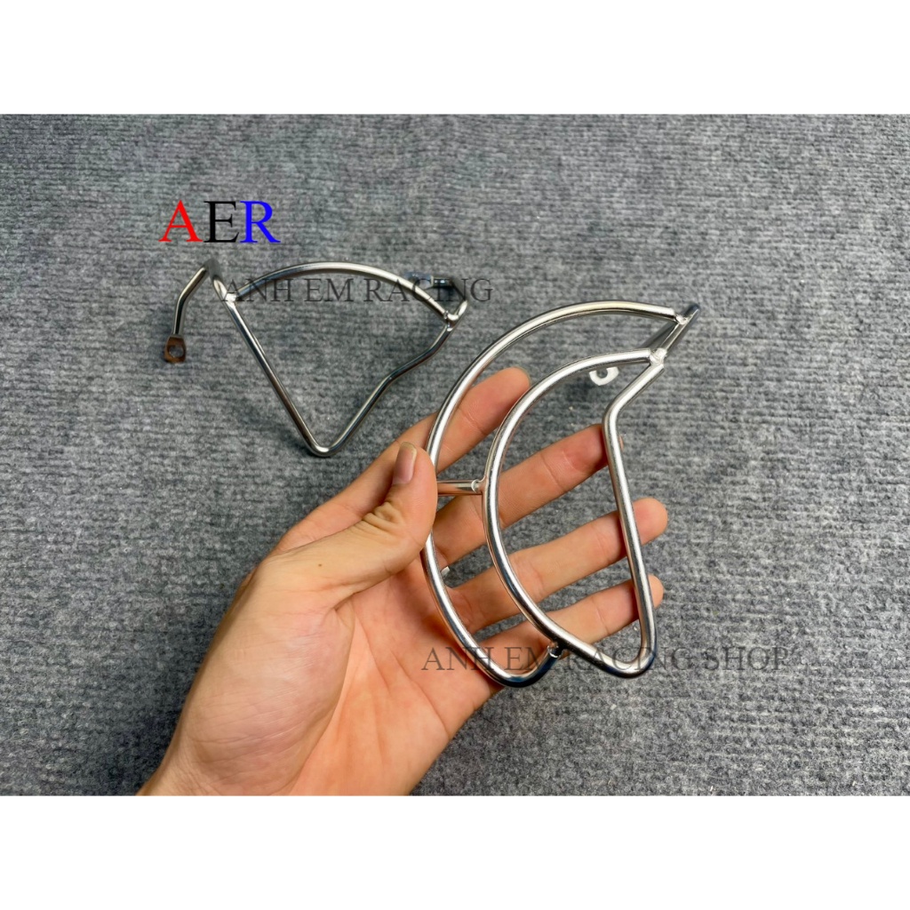 Bảo vệ lốc máy Wave 50cc-100-110-Dream INOX