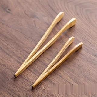 Kẹp gắp trà -nụ trầm bằng gỗ tre tiện dụng - dụng cụ gắp chén trà đạo