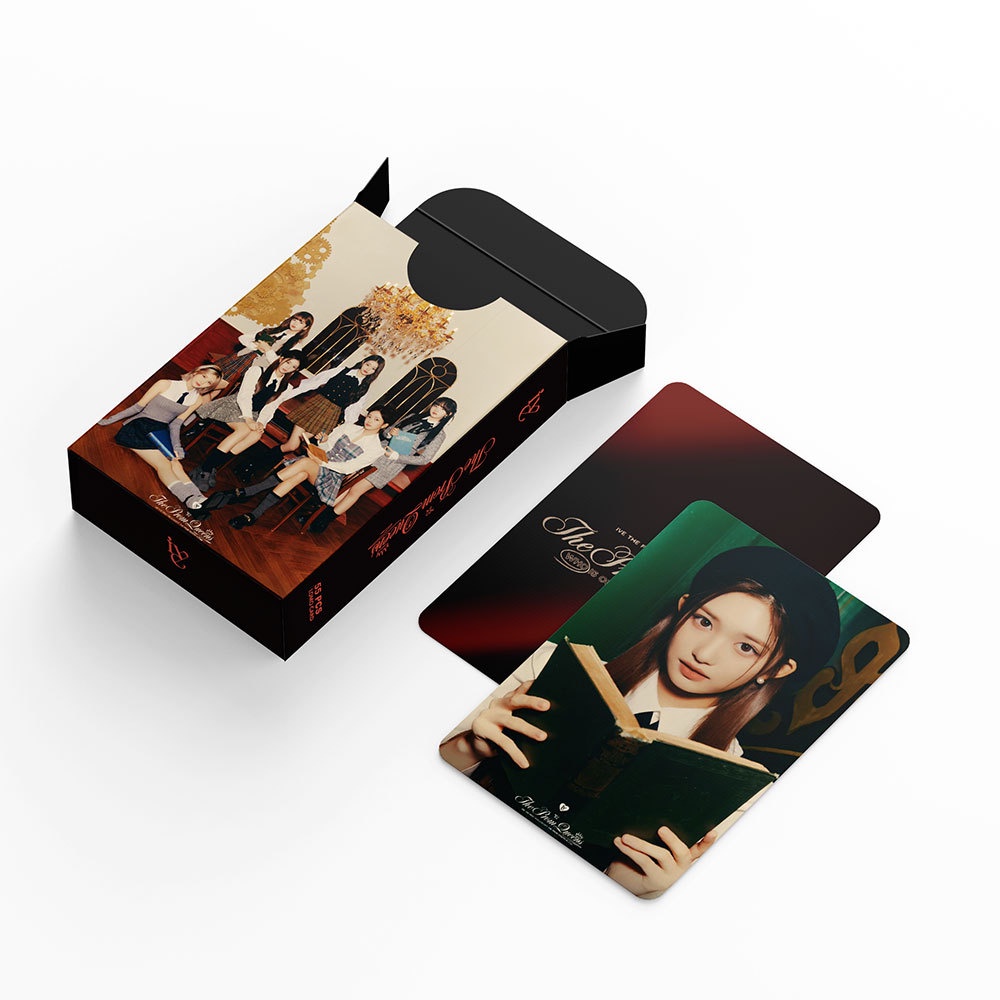55pcs/box IVE 2023 Fan Concert Photocards YUJIN REI LIZ LEESEO WONYOUNG GAEUL Lomo Cards THE PROM QUEENS Kpop Postcards New Arrivals