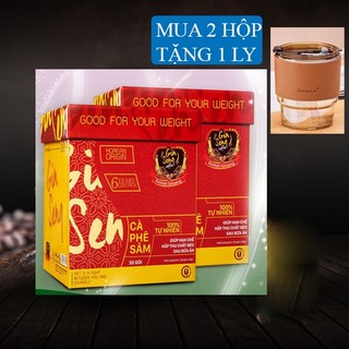 Cà Phê Sâm Ginseng kháng mỡ, giữ dáng, đẹp da Chính Hãng