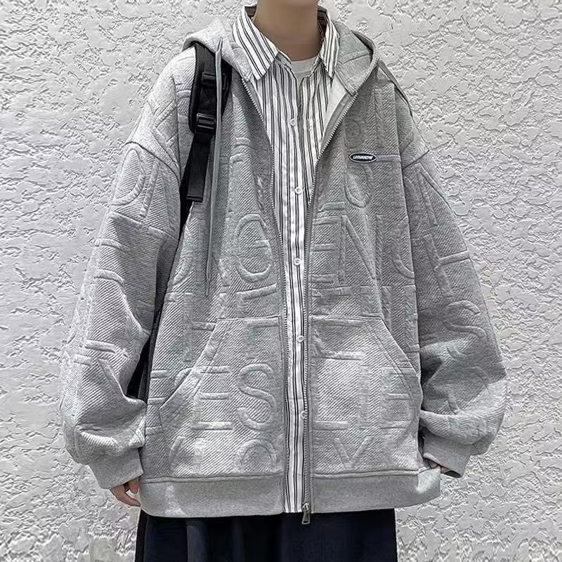 Áo hoodie trắng Khoác Thể Thao Có Mũ Trùm Dáng Suông Năng Động Thời Trang áo khoác đôi nam nữ Harajuku Nhật Bản Cho Cặp Đôi áo khoác nam nỉ