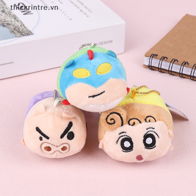 Móc Khóa Hình Shin-chan Nhồi Bông Mềm Mại Đáng Yêu