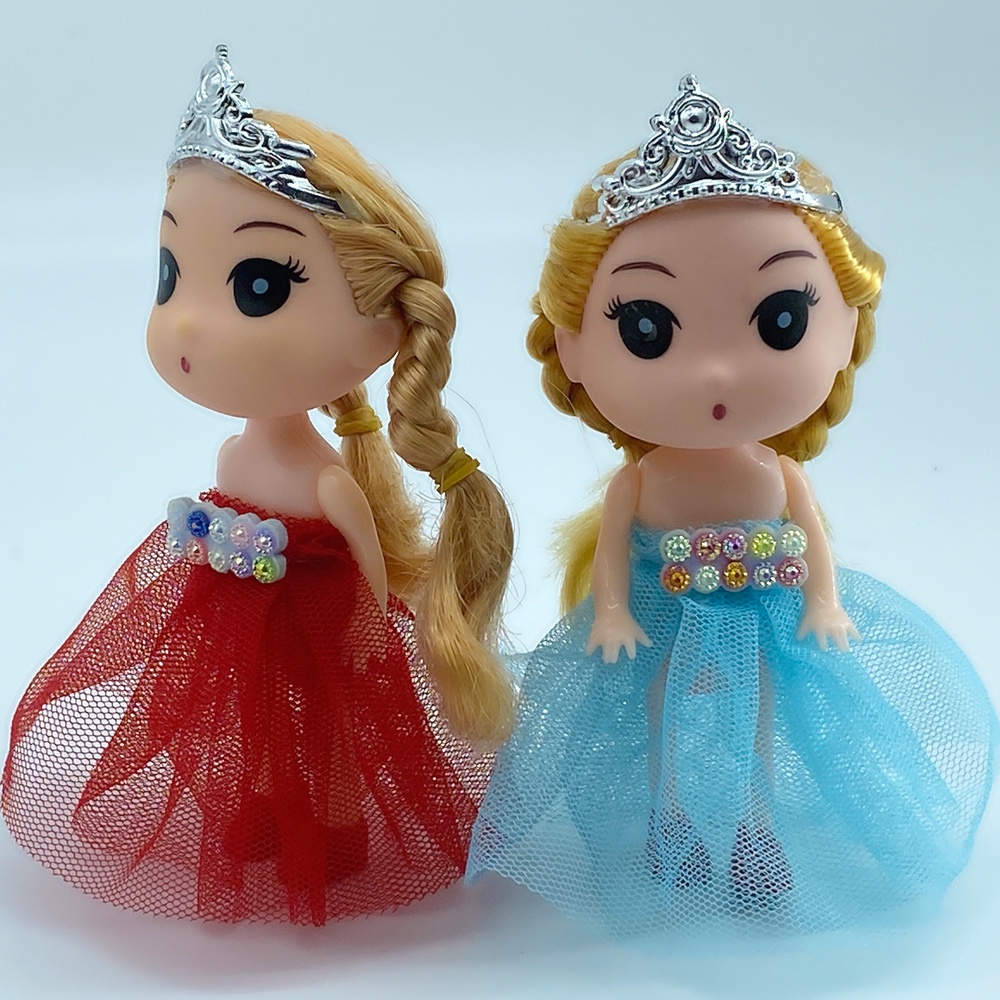 Búp Bê Barbie 12cm Kiểu Công Chúa Dễ Thương Xinh Xắn