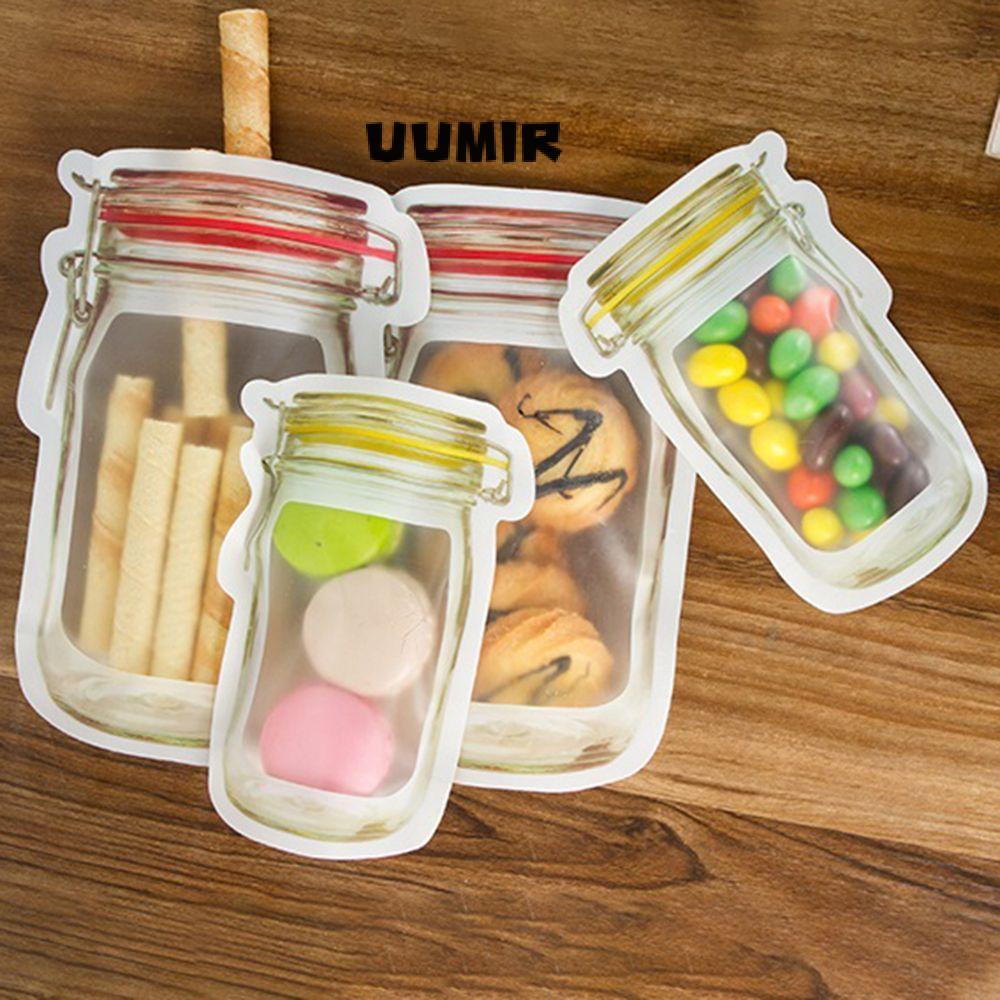 UUMIR Set 1 / 5 Túi Zip Đựng Thực Phẩm Chống Mùi Tiện Dụng
