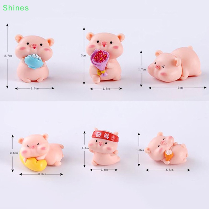 1 Tượng Heo Con Mini Trang Trí Đáng Yêu