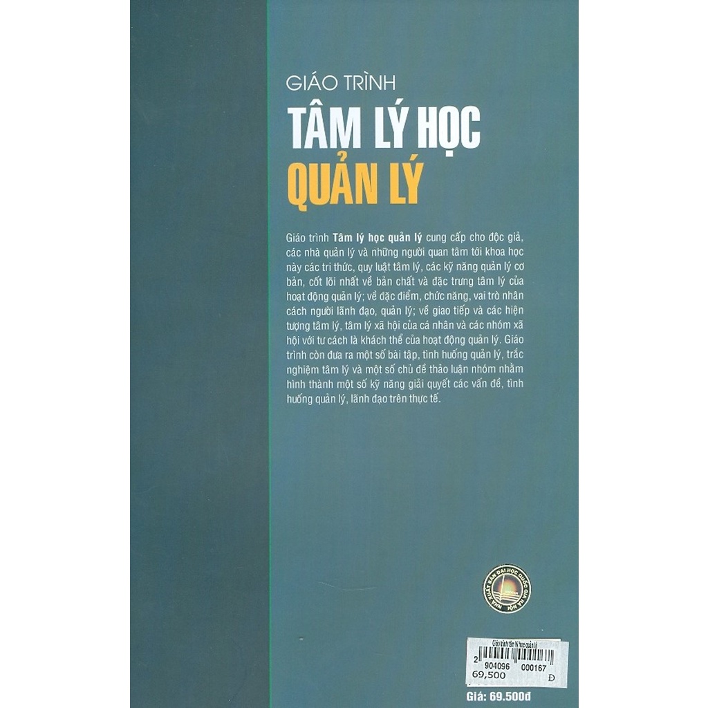 Sách - Giáo Trình Tâm Lý Học Quản Lý - Nhà Sách Sự Thật