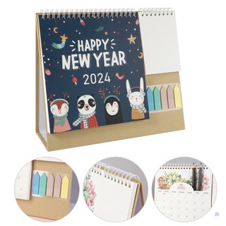 Lịch 2024 ghi chú để bàn đa năng