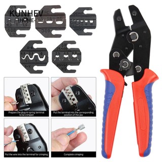 KUNHEV Bộ uốn ferrule dụng cụ thợ điện đa chức năng dụng cụ uốn dây đầu nối dây đầu cuối kìm uốn kìm kìm hàm