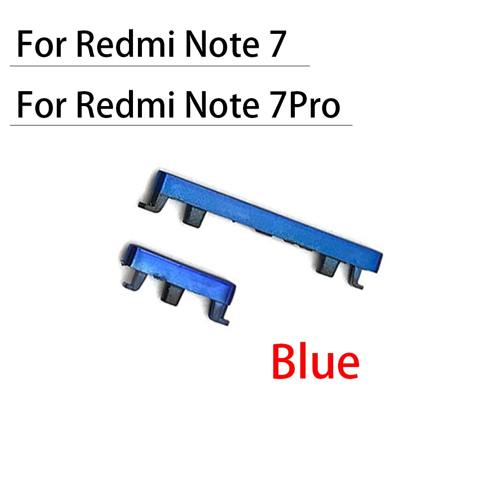 Nút nguồn âm lượng thay thế mới phím bên cho xiaomi redmi note 7/7 pro note 8 note 9 pro 9s phím nút bên âm lượng nguồn