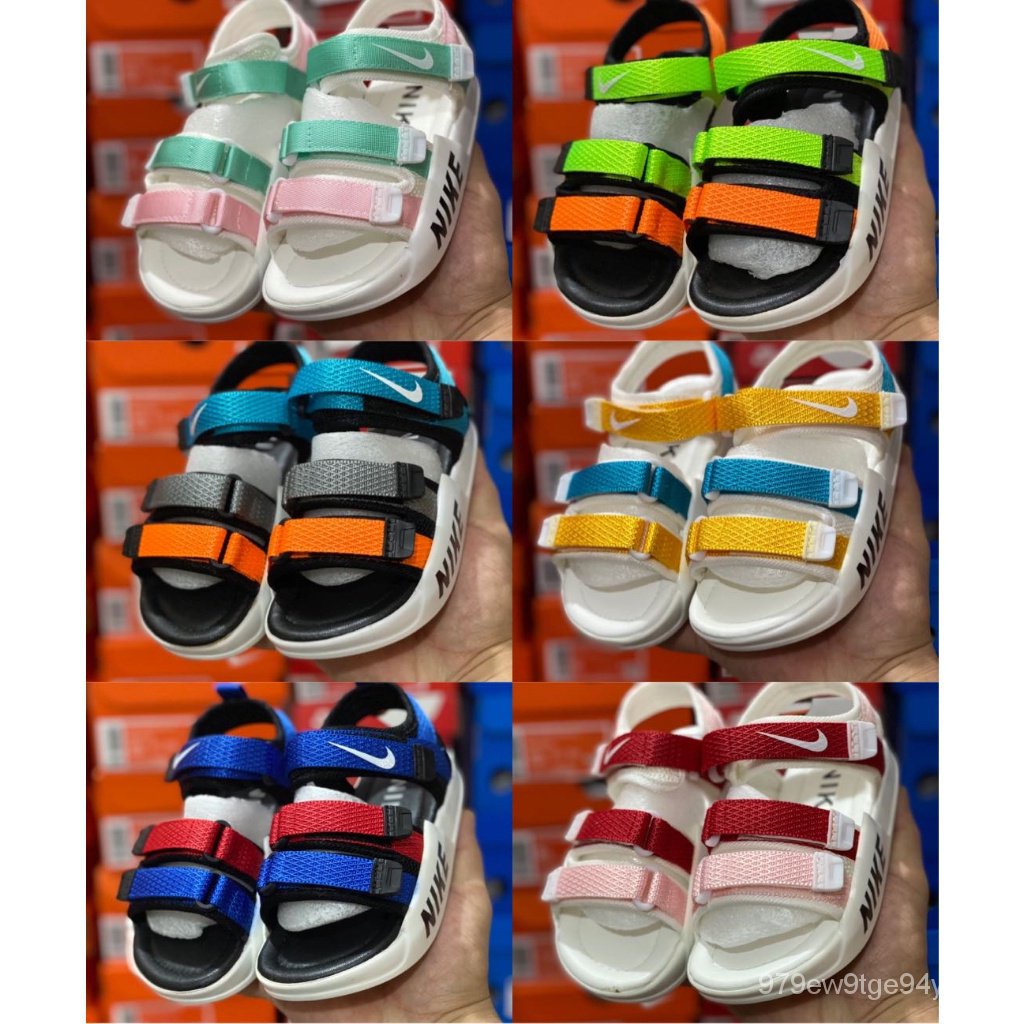 Onx5 11 * hàng sẵn sàng * dép ba sọc nike thời trang hàn quốc cho bé trai bé gái