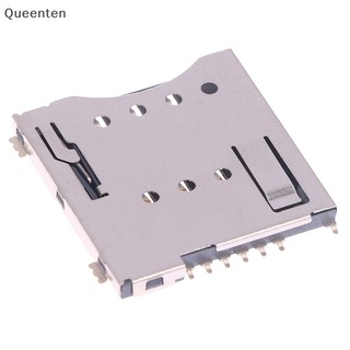 Queenten mup-c792 đầu nối thẻ micro sim patch self-piercing 6 + 1 p ổ cắm khe cắm thẻ sim qt