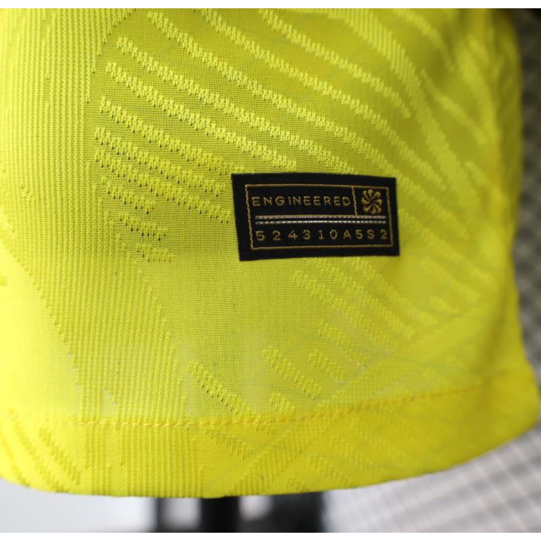 Phiên bản cầu thủ quilty hàng đầu al nassr 23-24 al ittihad jersey nam bóng đá áo bóng đá áo bóng đá phù hợp chặt chẽ khu vực eo sân nhà s-2xl