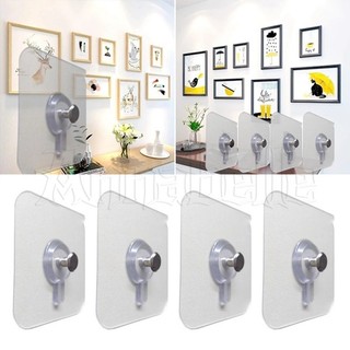 Non-trace adhesive nails hooks / punch-free wall hanging hook / non-marking strong adhesive screw stickers / hooks hanger for bathroom / household organizer screw hooks