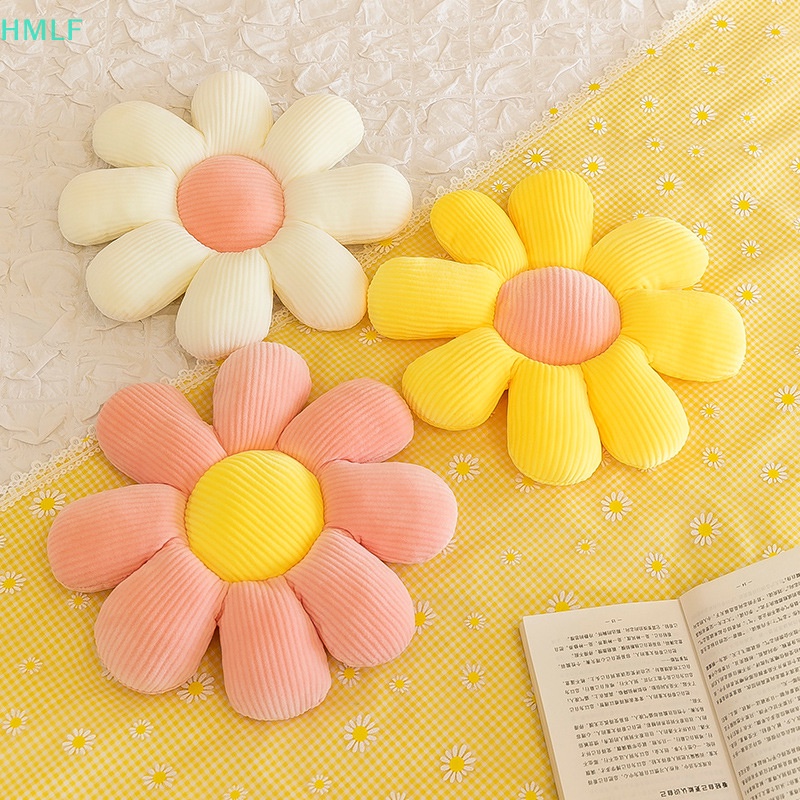 Hm daisy flower gối nhồi bông ghế sofa đệm sàn phim hoạt hình mặt trời hoa mông đệm thư giãn trang trí nội thất lf