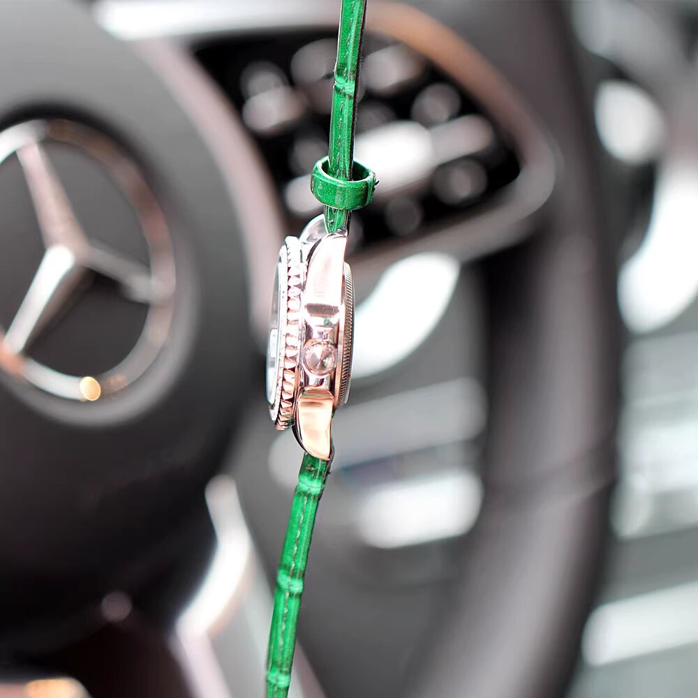 Đồng hồ nữ ZIDO có lịch ngày dây da mặt tròn đính đá full viền sang trọng Ksport86 bảo hành 6 tháng