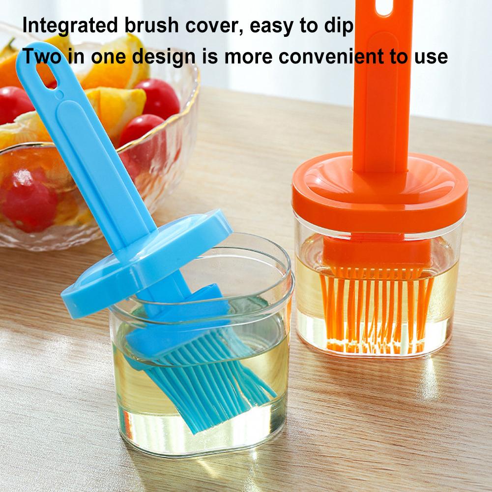 Bình Đựng Dầu Có Cọ Quét Bằng silicone Dùng Nướng Bbq / Nướng Bánh c4b6