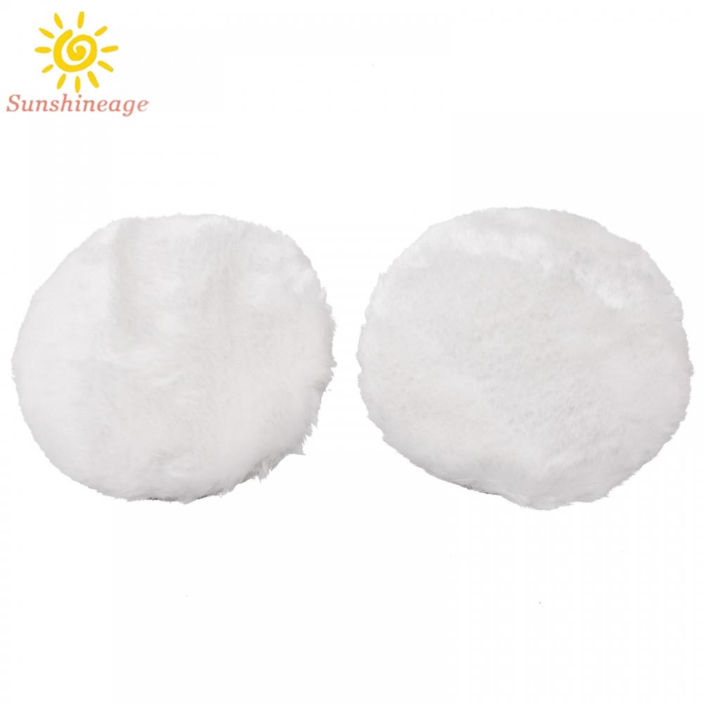 2 cái 4 inch 100mm len đánh bóng pad mài len pad móc và vòng đệm-miếng đệm