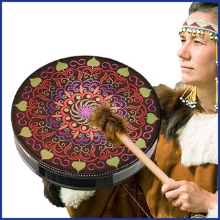 Trống shaman 25cm thiết kế trang trí trống da và trống shaman alchemy moon nhạc cụ biểu tượng của aiavn siberia
