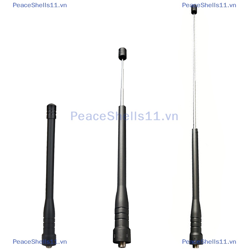 Peaceshells universal walkie talkie telescopic rod antenna tăng cao cho baofeng 888s.