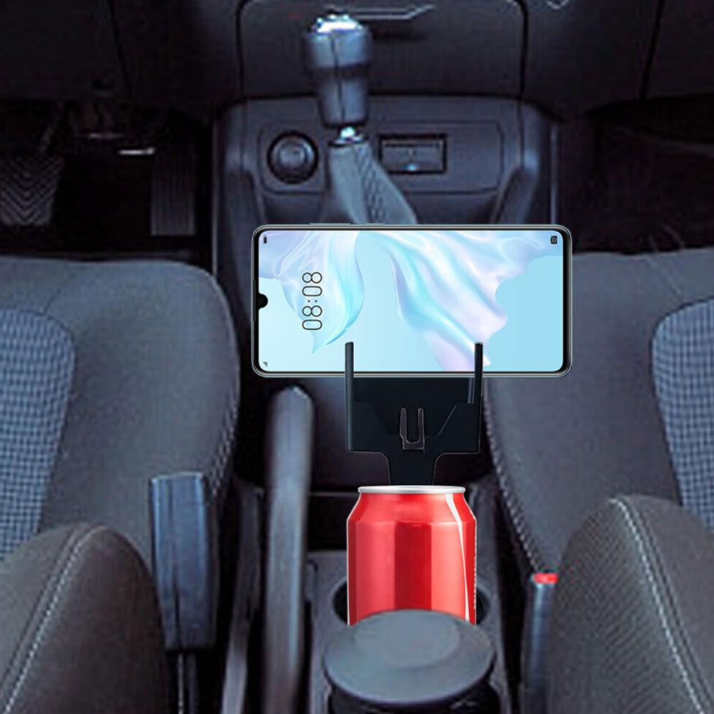 Nanasalonnn universal 2 in 1 anti-falling car water cup stand holder phone mount storage cup water bottle mobile navigation position phụ kiện b4z1