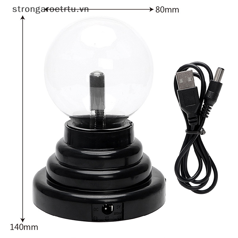 Strongaroetrtu 3 inch magic plasma ball đèn cảm ứng khí quyển nhạy cảm ánh sáng ban đêm đèn mới lạ cho trẻ em sinh nhật món quà giáng sinh vn