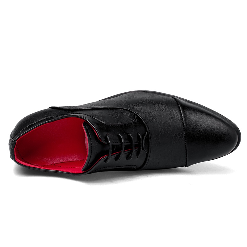 Giày Da Đế Xuồng Dày 6cm Thời Trang Lịch Lãm Cho Nam