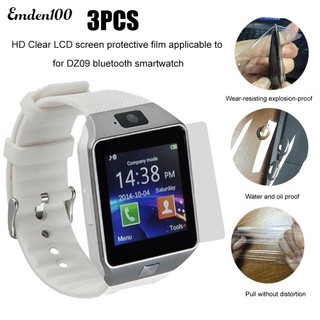 Emden100 set 3 miếng dán bảo vệ màn hình lcd cho đồng hồ thông minh dz09