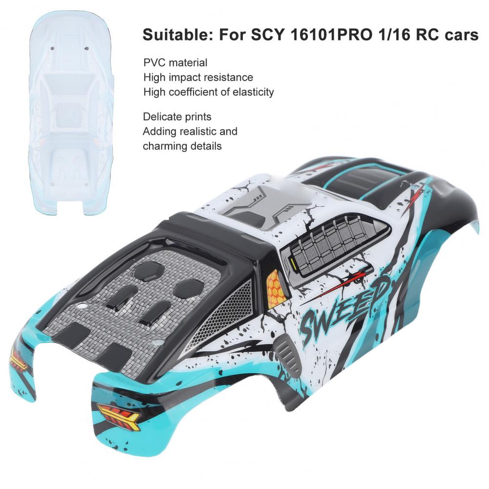 Vỏ Thân Xe Tải Điều Khiển Từ Xa, PVC Phụ Tùng Chống Va Đập Cao Khung RisingGirl