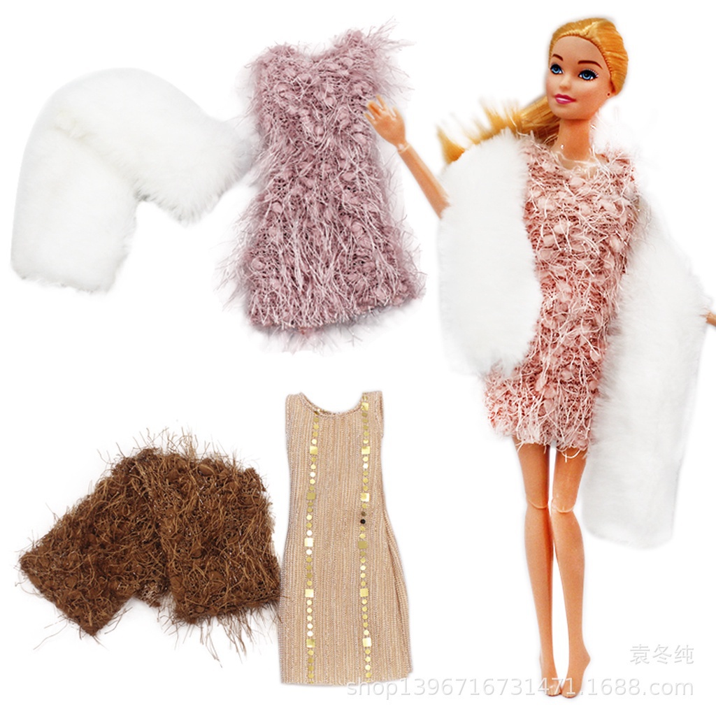 Búp Bê barbie 30Cm Mặc Áo Khoác / Trục / Quần Áo Xinh Xắn
